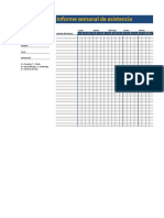 Informe Semana Del Asistencia A Cursos PDF