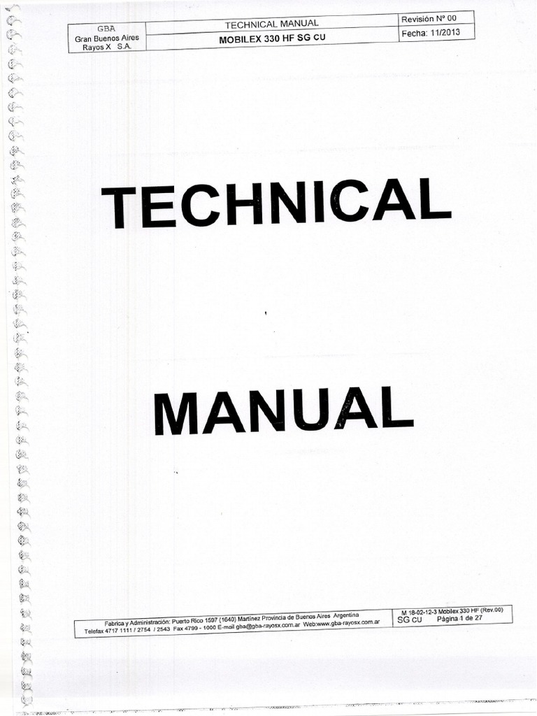 Manual Tecnico Gba Mobilex 330hf
