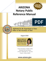 5 - Arizona Notary - Manual - 2018