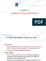 Employee Testing and Selection: Chapter-4