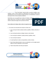 Creación de bases de datos y formatos en Excel para papelería Cacharrería Don Nicolás