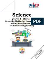 SLM 4 Grade 7 Science 1st Quarter The Scientific Method of InvestigationMaki