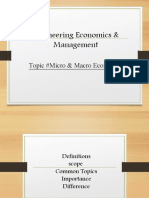Engineering Economics & Management Topic #Micro & Macro Economics