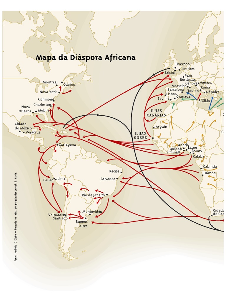 Mapa Da Diaspora Africana. Caderno1 Modos de Ver. A Cor Da Cultura PDF ...