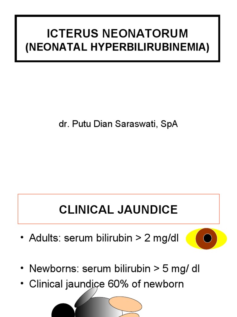 Icterus Neonatorum (Neonatal Hyperbilirubinemia) PDF Medical