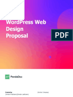 Template - WordPress Web Design Proposal