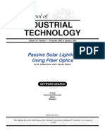 Passive Solar Lighting Using Fiber Optics