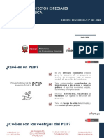 Creación de Proyectos Especiales de Inversión Pública (PEIP