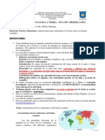 Guia 3 Ciencias de La Tierra Características de Los Continentes y Del Fondo Oceánico