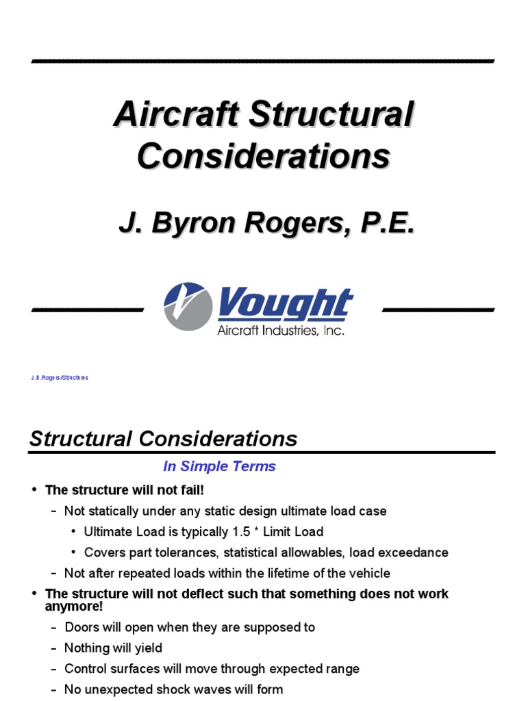 Aircraft Structural Load Considerations | PDF | Truss | Spar (Aeronautics)