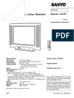 SERVICE MANUAL Colour Television: Model No. CT21VF1