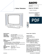 SERVICE MANUAL Colour Television: Model No. CP14SE1K