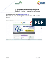 Instructivo Cargue Información Audiencia Pública Rendición de Cuentas PDF