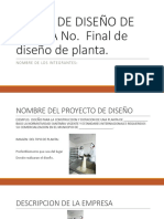 Taller Final Diseño de Planta PDF