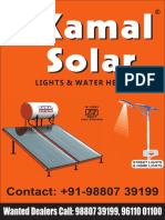 Kamala Solar 3ft X 2ft