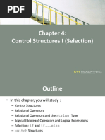 Control Structures I (Selection)