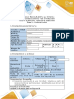 Guía de Actividades y Rúbrica de Evaluación - Fase 3 Profundización