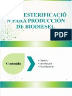 Práctica Biodiesel