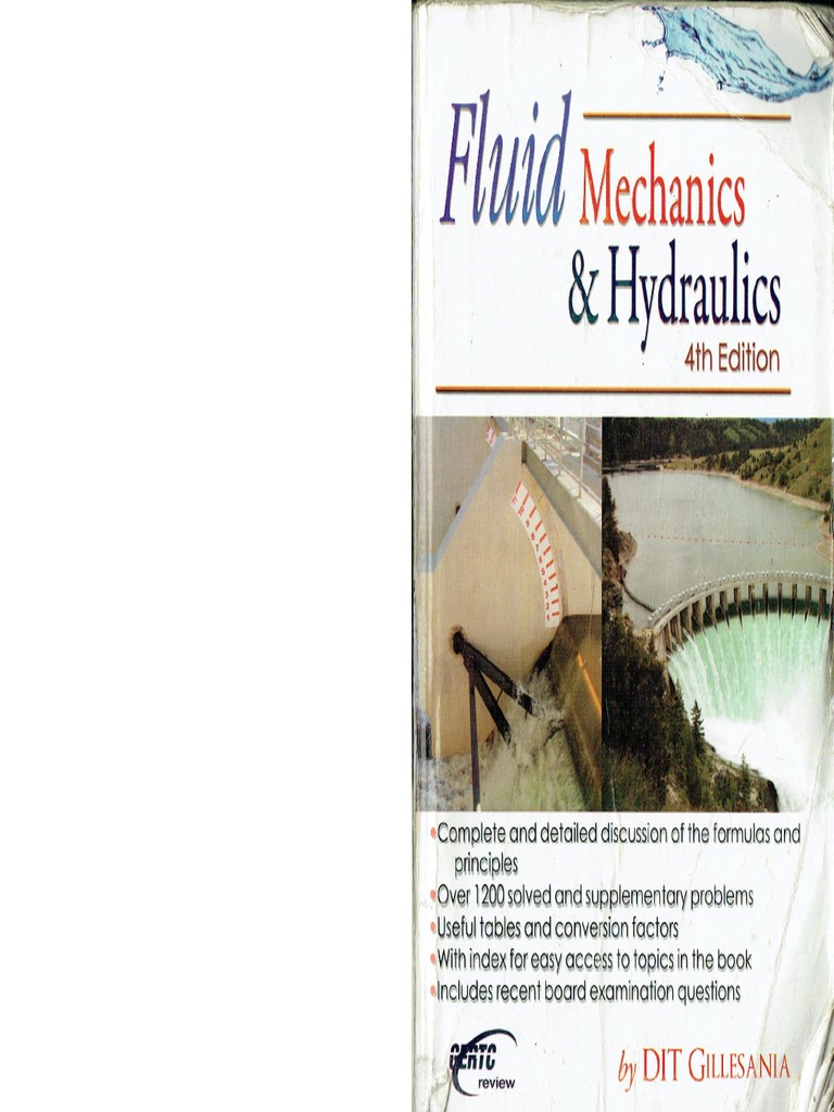 Fluid Mechanics Hydraulics by Gillesania PDF PDF