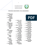 Psicologia Clinica Infantil y Del Adolescente - Nocturno.caso Clinico Supervisado y Pendiente de Aprobación - Oct.6.2020