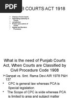 Punjab Courts Act 1918