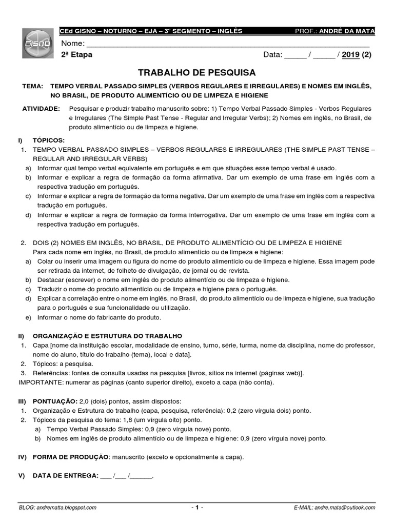 3ºAno Pet2 Semana2 worksheet