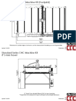 CNC Machine Kit Footprint Dimensions