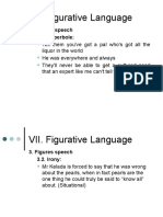 VII. Figurative Language: 3. Figures Speech