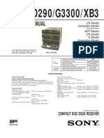 Service Manual: HCD-D290/G3300/XB3