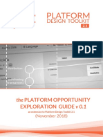 Platform Design Toolkit - The Platform Opportunity Exploration Guide 0.1 - 2018