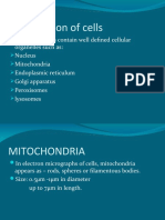 FUNCTIONS OF CELL ORGANELLES