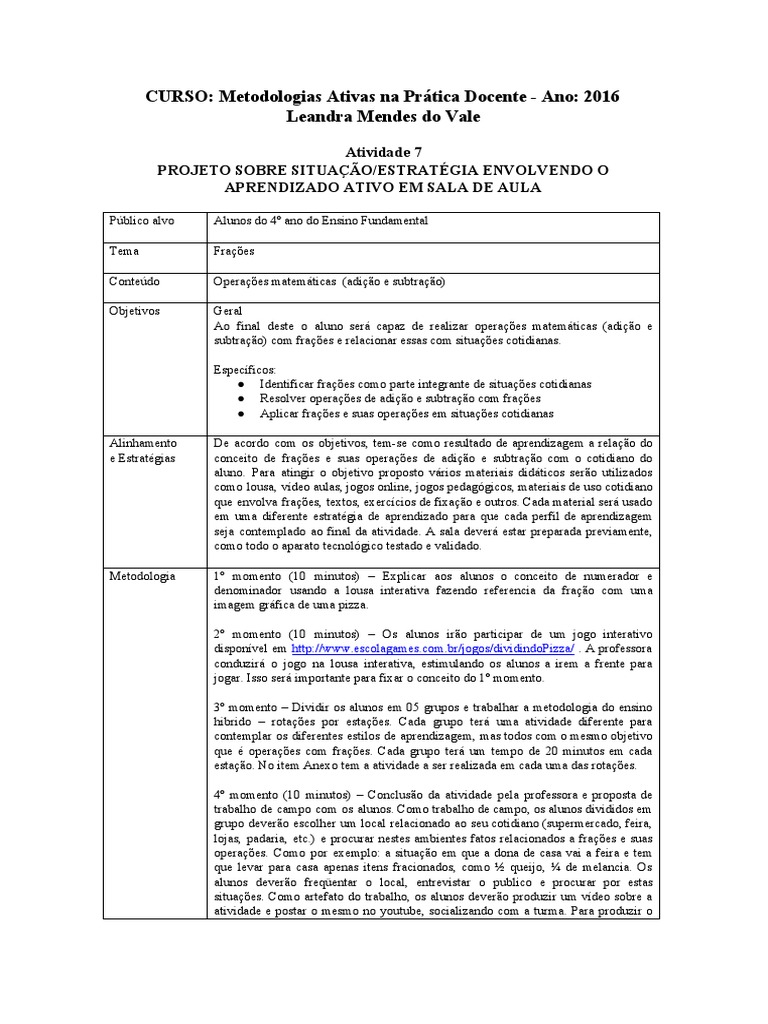 Atividades e Projetos Fundamental I: Atividades Adição e Subtração  Matemática para En…