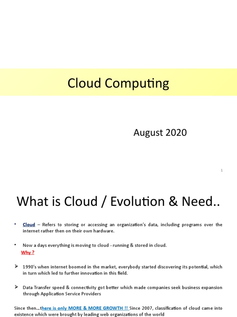Understanding Cloud Computing Models | PDF | Software As A Service ...