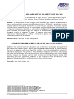 Aparato para Aulas Praticas de Orificios e Bocais