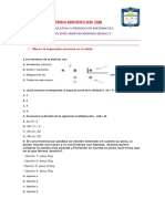 2° Evaluacion Acumulativa de Matematica Iv Periodo