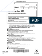 January 2017 (IAL) QP - M1 Edexcel PDF