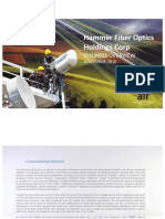 Hammer Fiber Optics Holdings Corp: Business Overview
