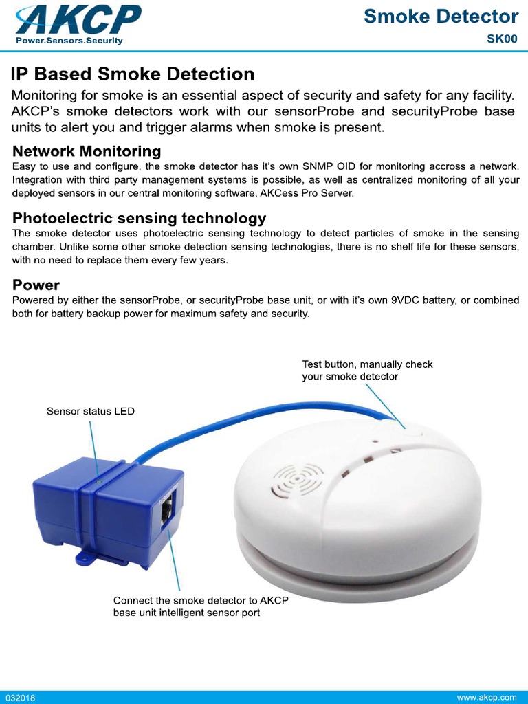 IP-Based Smoke Detection Monitoring for Facility Safety and Security ...