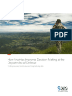How Analytics Improves Decision Making at The Department of Defense
