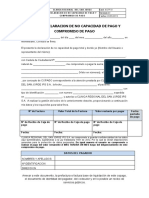 Agtf01 Acta de Declaracion de No Capacidad de Pago y Compromiso de Pago