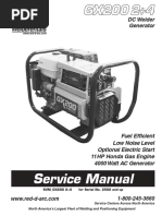 GX200 Operator Service Manual