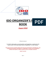 Ido Organizer'S Rules Book: August 2018