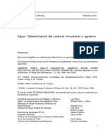 NCh0424-70 Agua Det. Caracter PDF