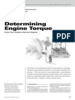 Determining Engine Torque: From The Engine-Speed Signal