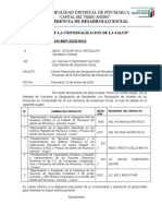 Designación de residentes proyectos sociales municipalidad Pitumarca