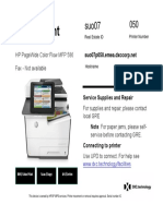 HP PageWide Color Flow MFP 586 printer information and support