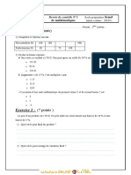 Devoir de Contrôle N°1 - Math - 2ème Lettres (2010-2011) MR Bouchriha