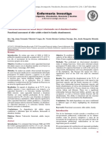 Valoración Funcional Del Adulto Mayor Relacionado Con El Abandono Familiar