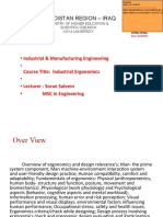 Industrial Ergonomics SSR