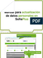 Manual Actualizacion Datos Sofiaplus PDF